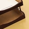 Dacasso Brown Crocodile Embossed Leather Double Letter Trays AG-2020 - alternate 6